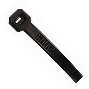 Kimberley CT370BKHD/100 Nylon Cable Tie, Heavy Duty, UV Stabilised, 380mm x 7.9mm x 2.1mm, Bundle Diameter 102mm, Loop Tensile Strength 54kg, Black, Pack of 100