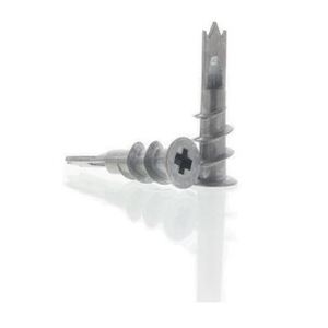 Kimberley WA68Z/100 Wall Mate, Plasterboard Anchor, Plaster Mate, Zinc Plated Metal, Self Drilling, 6g x 40mm, Pack of 100