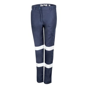 Womens Midweight Cotton Stretch Cargo Trousers