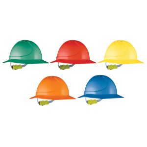 GT11 Type 1 ABS Vented Broad Brim Hard Hat with Ratchet Harness