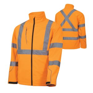 Softshell Full Zip Jacket with Reflective Tape