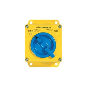 Clipsal WMS120 Metal Clad, Switch, 1 Pole, 20A, 240V, Made of Cast Aluminium